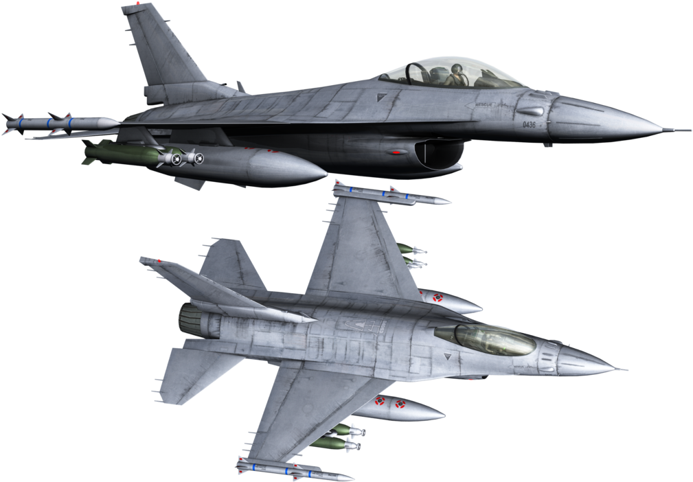 F16_ Fighting_ Falcons_in_ Flight_ Formation