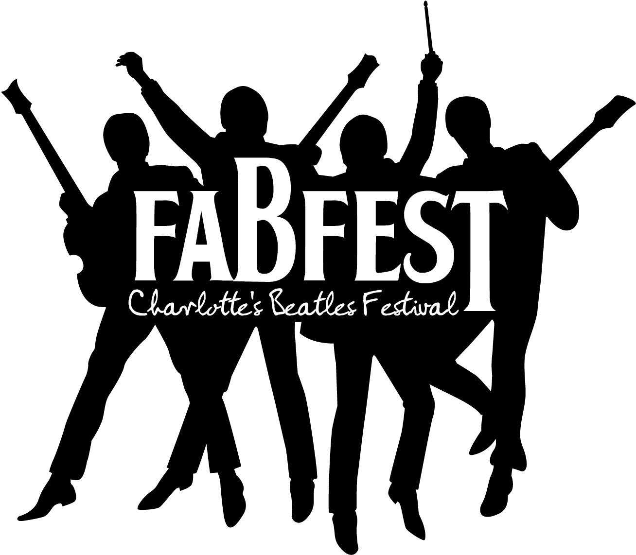 Fab Fest Beatles Festival Silhouette