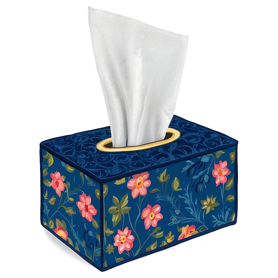 Fabric Tissue Box Png 06132024