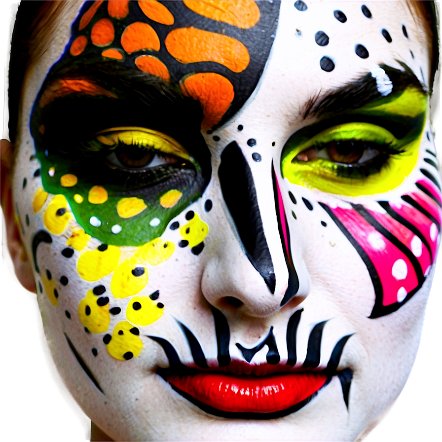 Face Paint Design Png Ikb