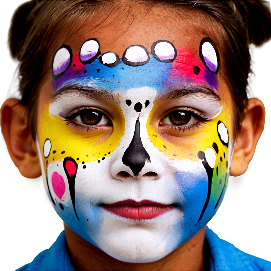 Face Painting Kids Png Yrn54