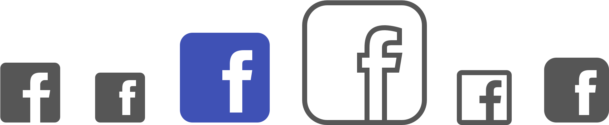 Facebook App Icons Array