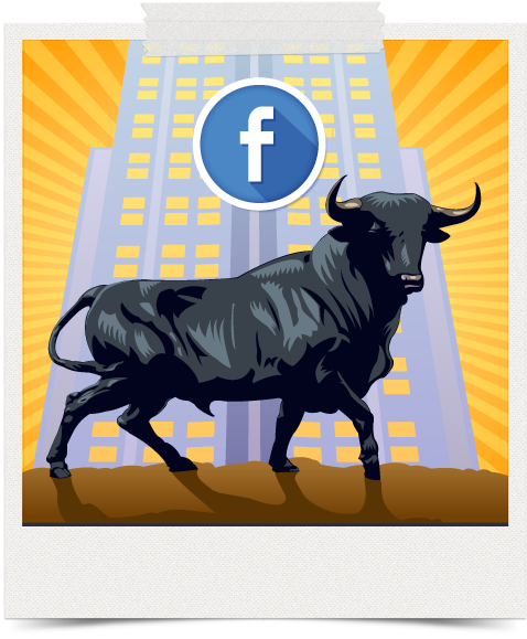 Facebook Bull Market Illustration