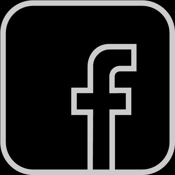 Facebook Icon Blackand White