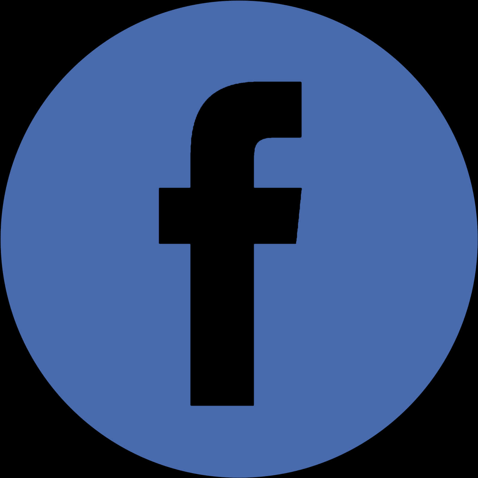 Facebook Logo Blue Circle Transparent Background