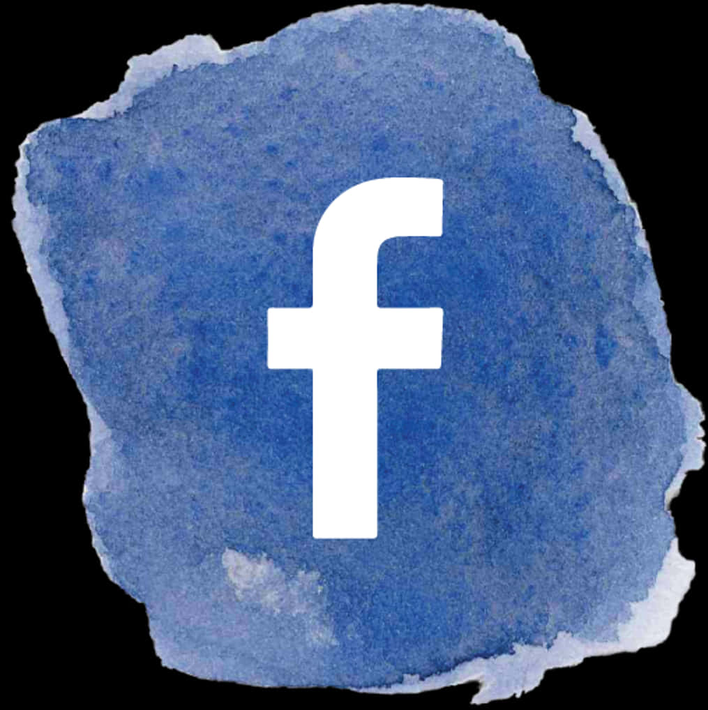 Facebook Logo Watercolor Texture