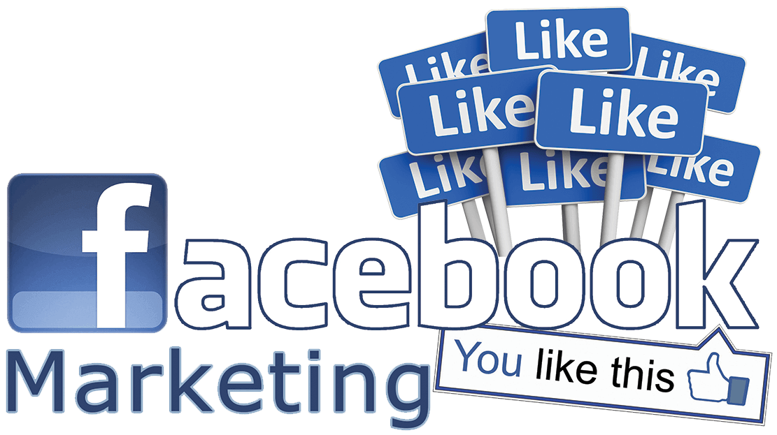 Facebook Marketing Strategy Concept