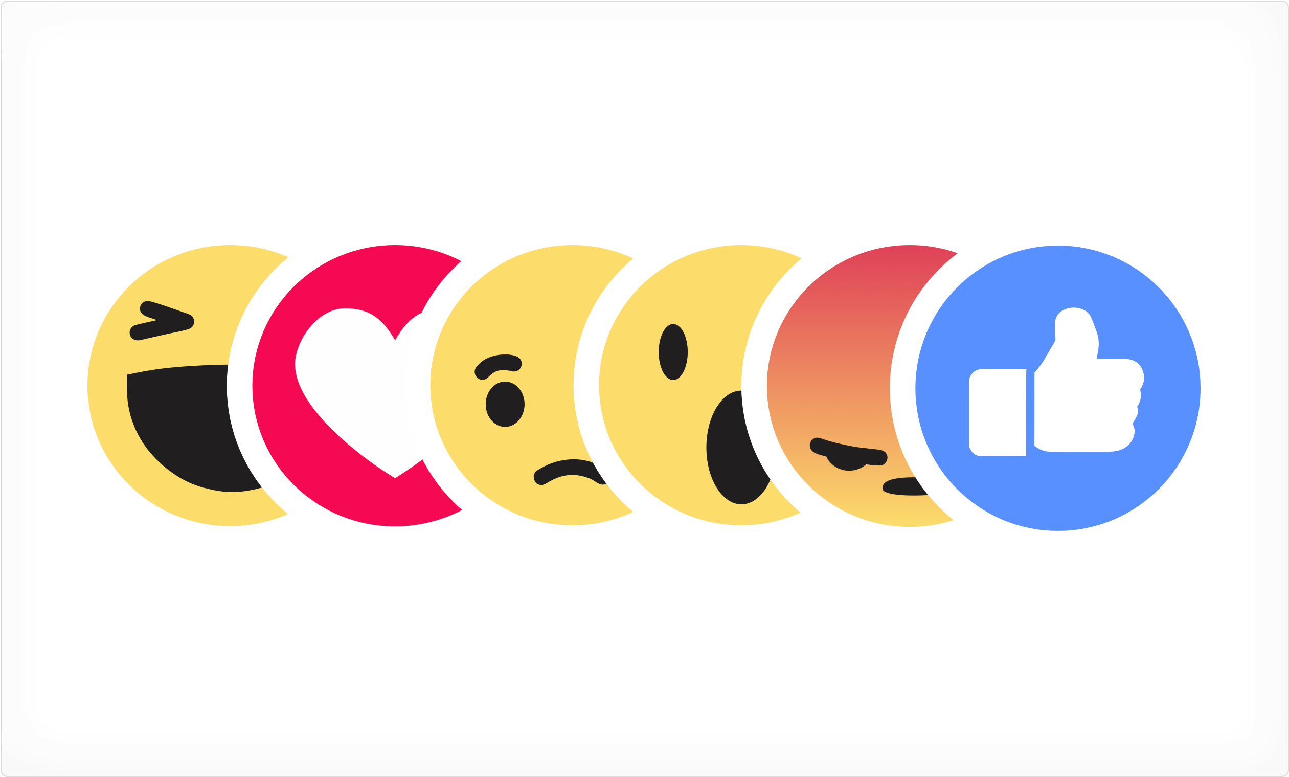 Facebook Reactions Set