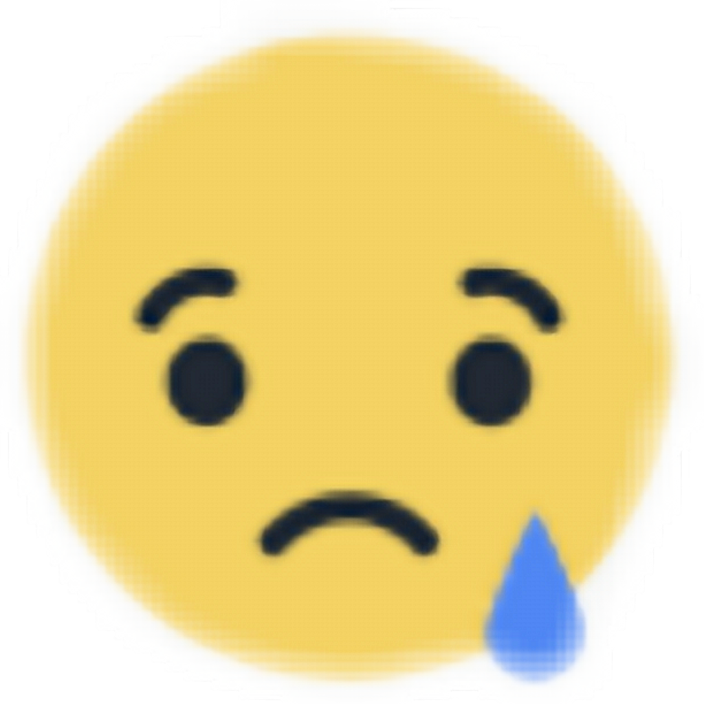 Facebook Sad Reaction Emoji