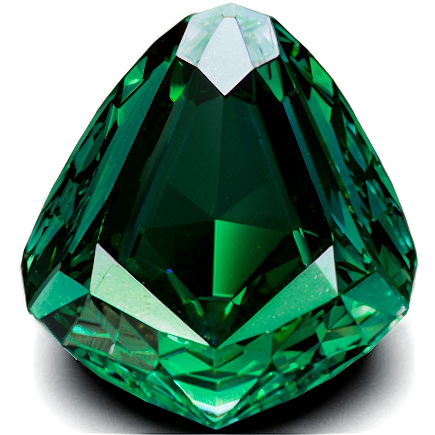 Faceted Emerald Prism Png 06122024