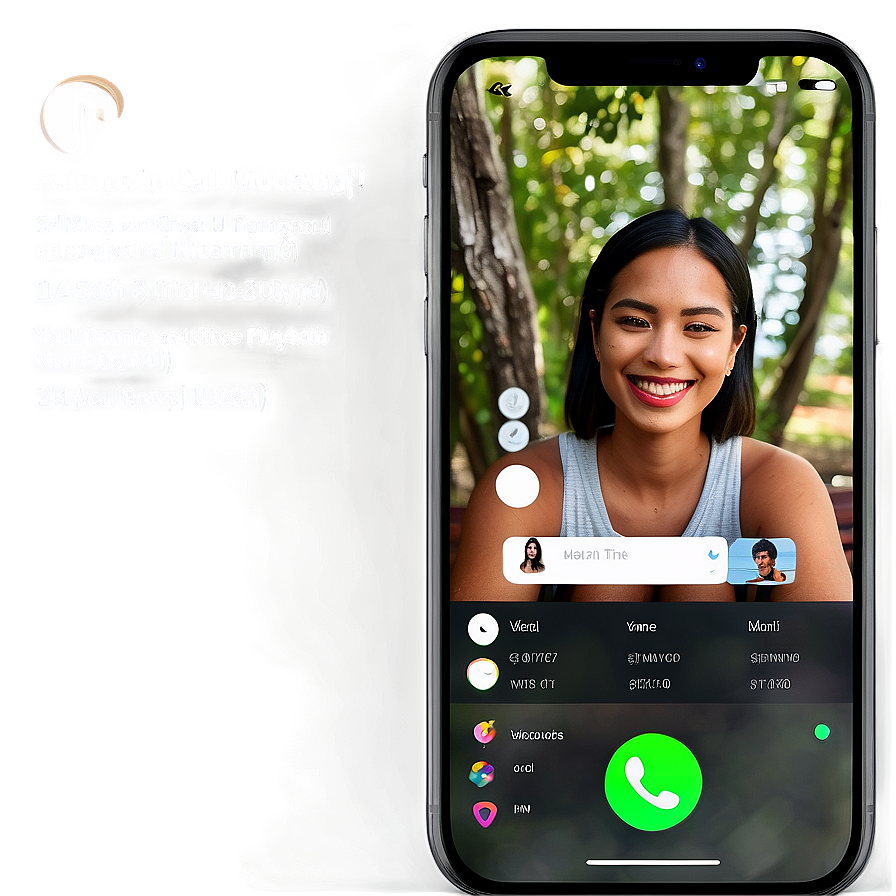 Facetime Call Interface Mockup Png 06272024