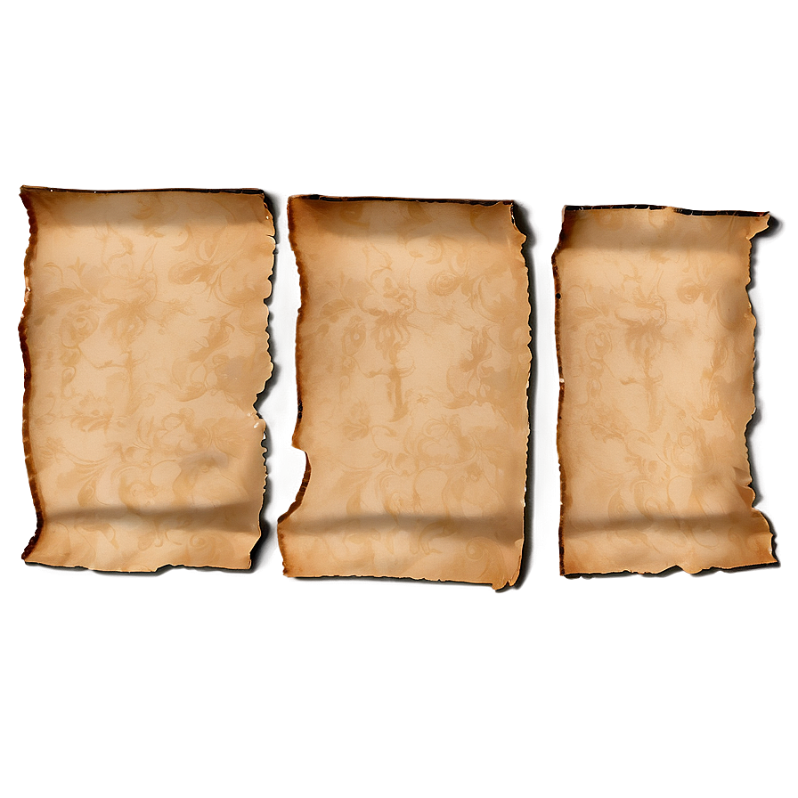 Faded Burned Paper Png Gxx