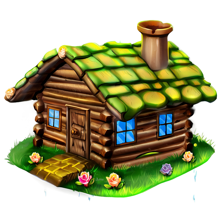 Fairy Tale Log Cabin Png Dht94