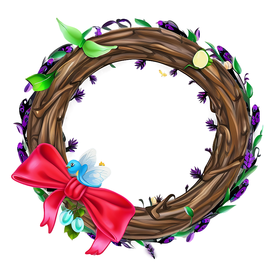 Fairy Tale Themed Wreath Png Tss