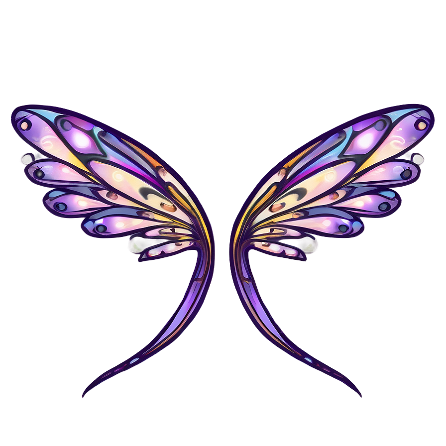 Fairy Wings With Elegant Designs Png Qpk88