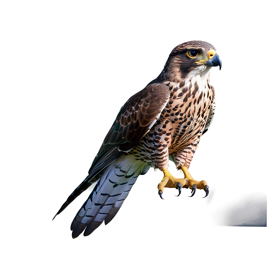 Falcon In Clouds Png Liy23