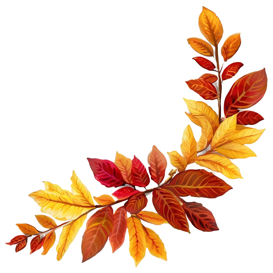 Fall Leaves Arrangement Png Gee8