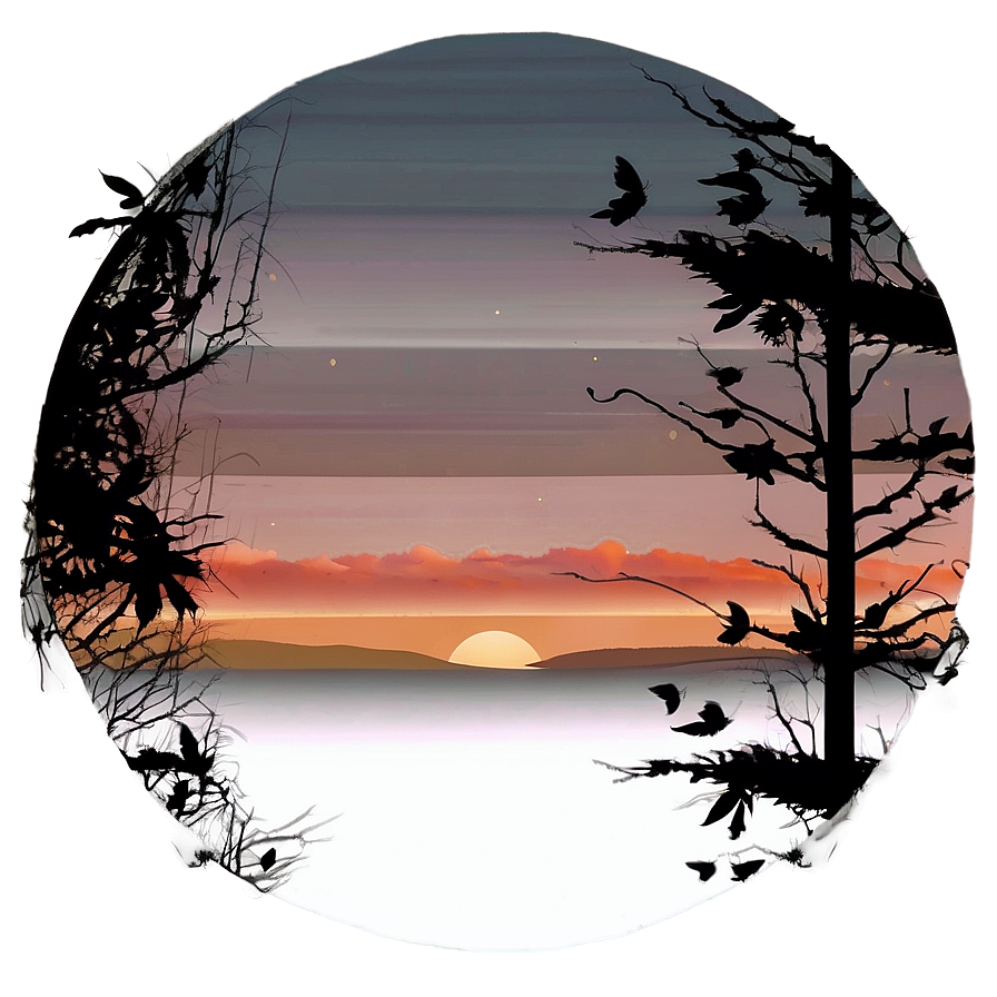 Fall Sunset Png Jff1