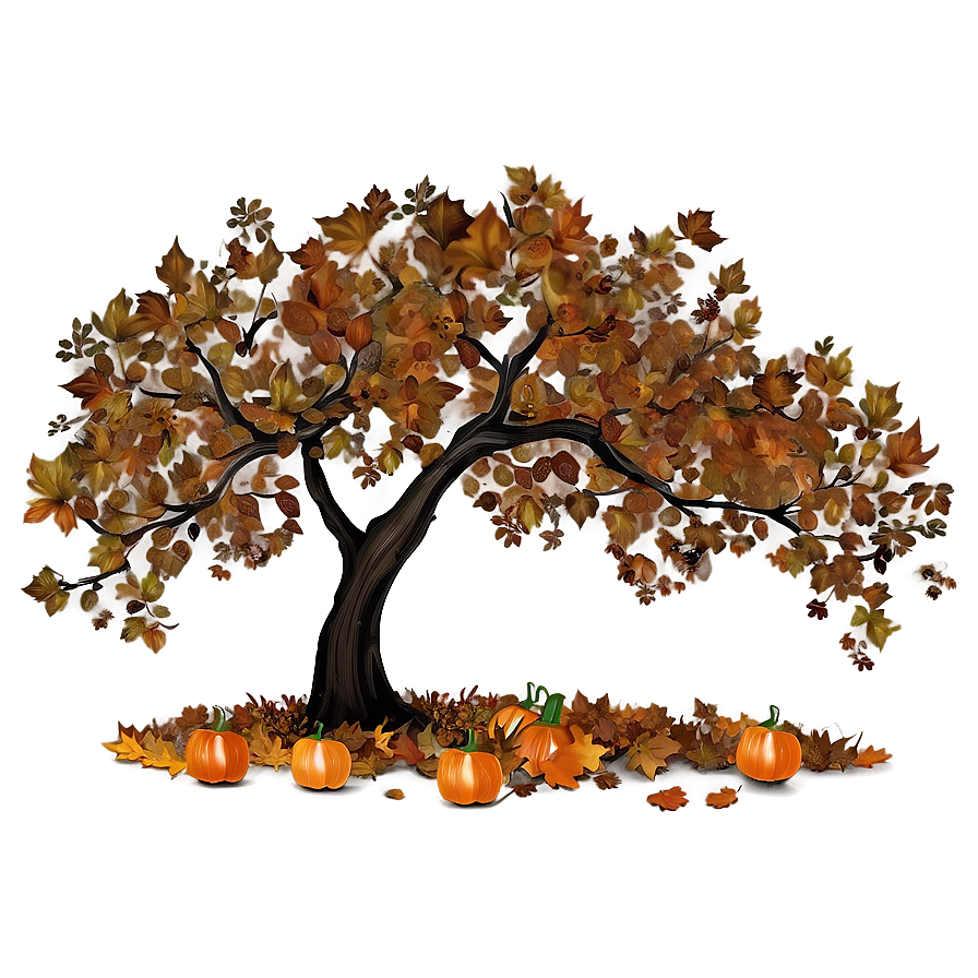 Fall Trees And Pumpkins Png 06212024