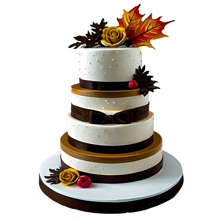 Fall Wedding Cake Png 49