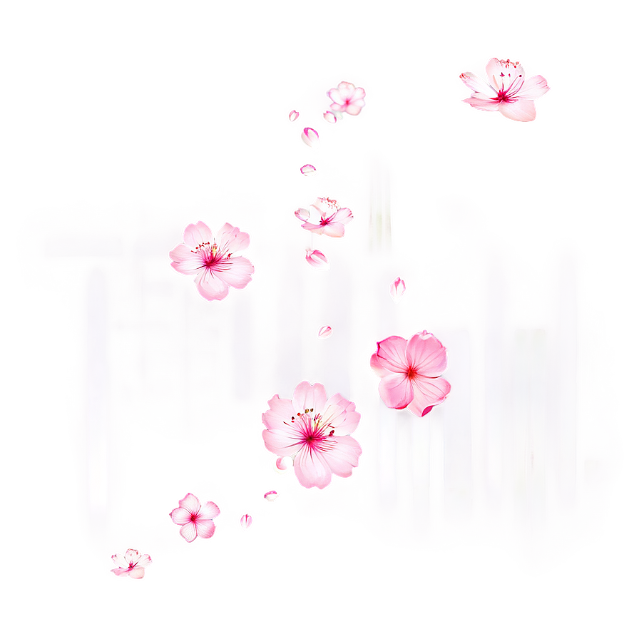 Falling Sakura Petals Png 88