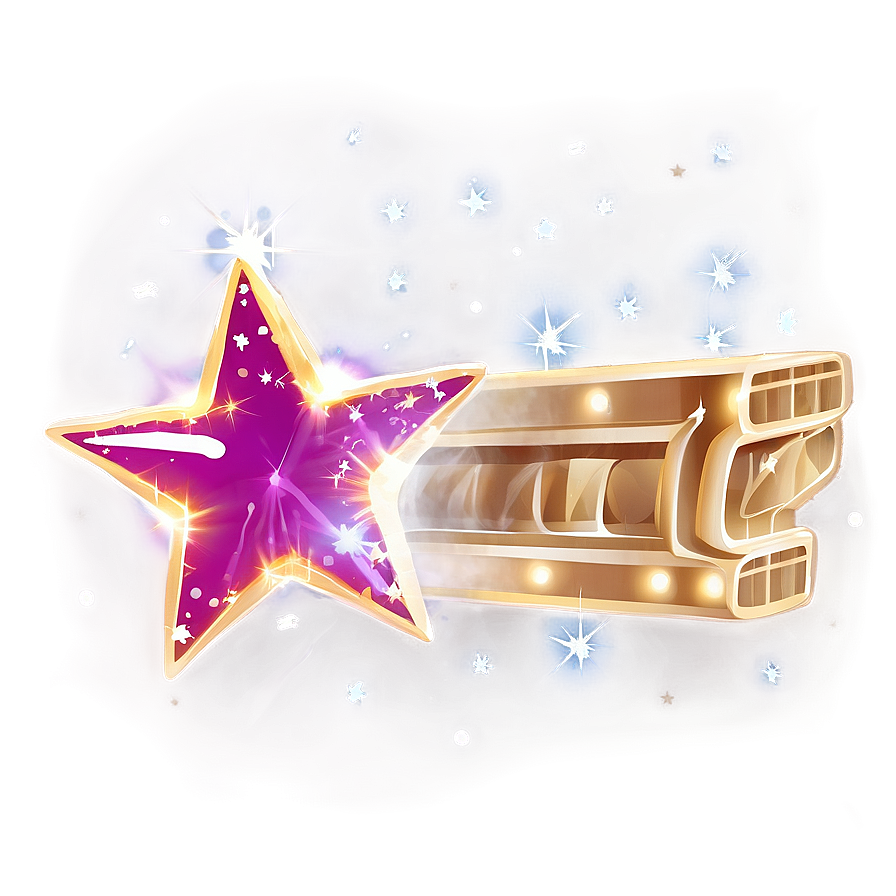 Falling Shooting Star Transparent Png 05232024