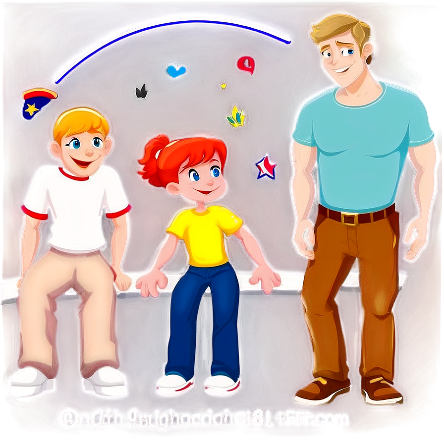 Family Cartoon Characters Png 51