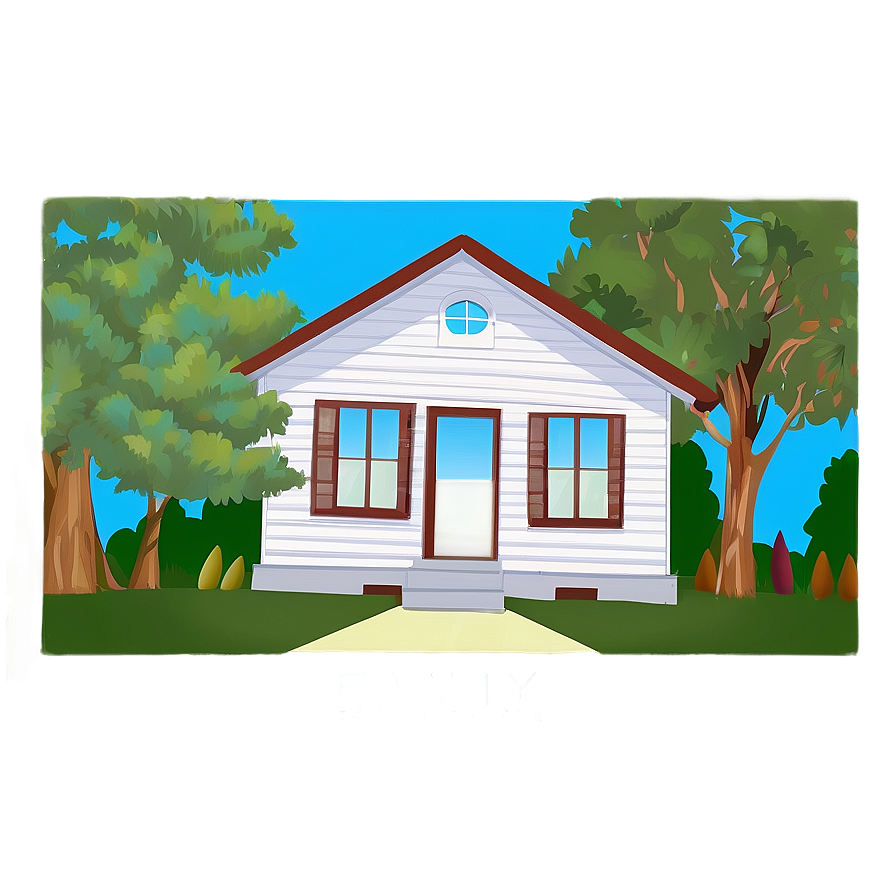 Family House Clipart Png Rtr