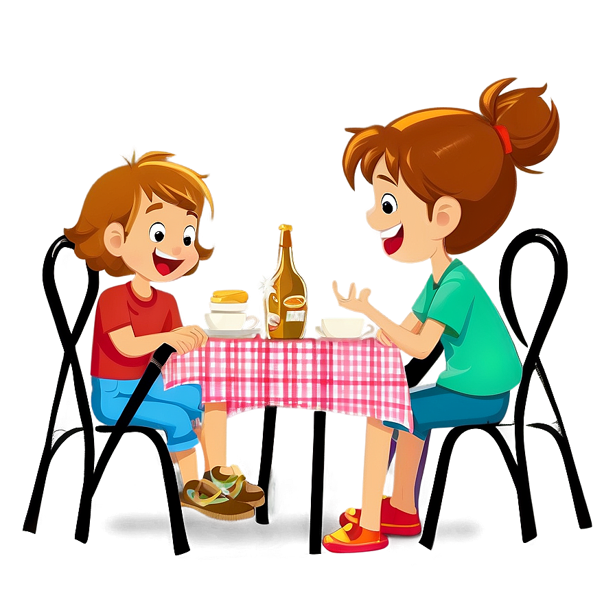 Family Picnic Cartoon Png 74