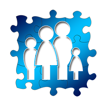 Family Puzzle Unity Concept