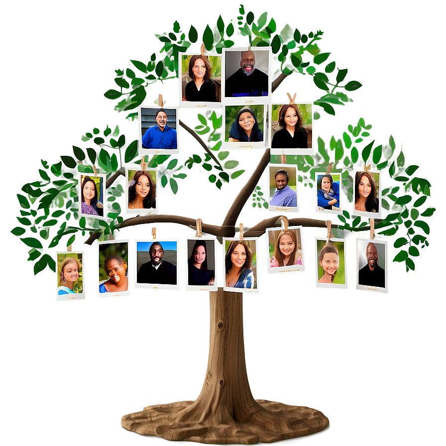 Family Reunion Tree With Photos Png 06212024