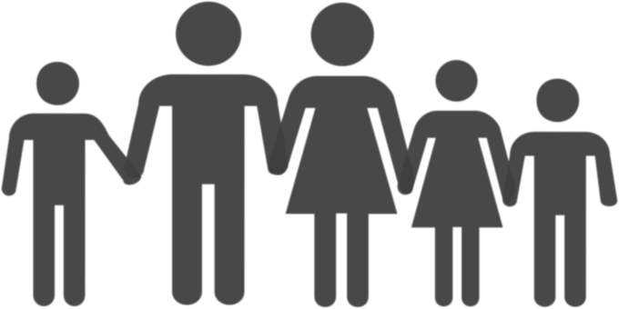 Family Silhouette Graphic