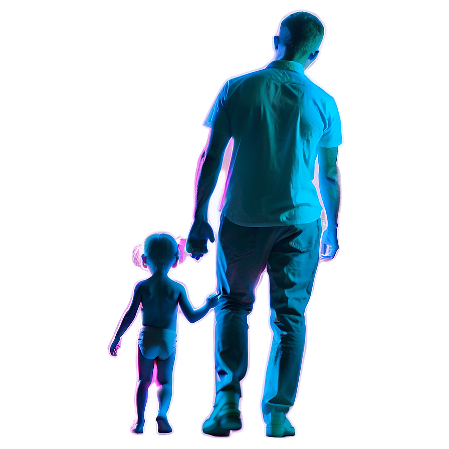 Family Silhouette Sunset Png Gxy