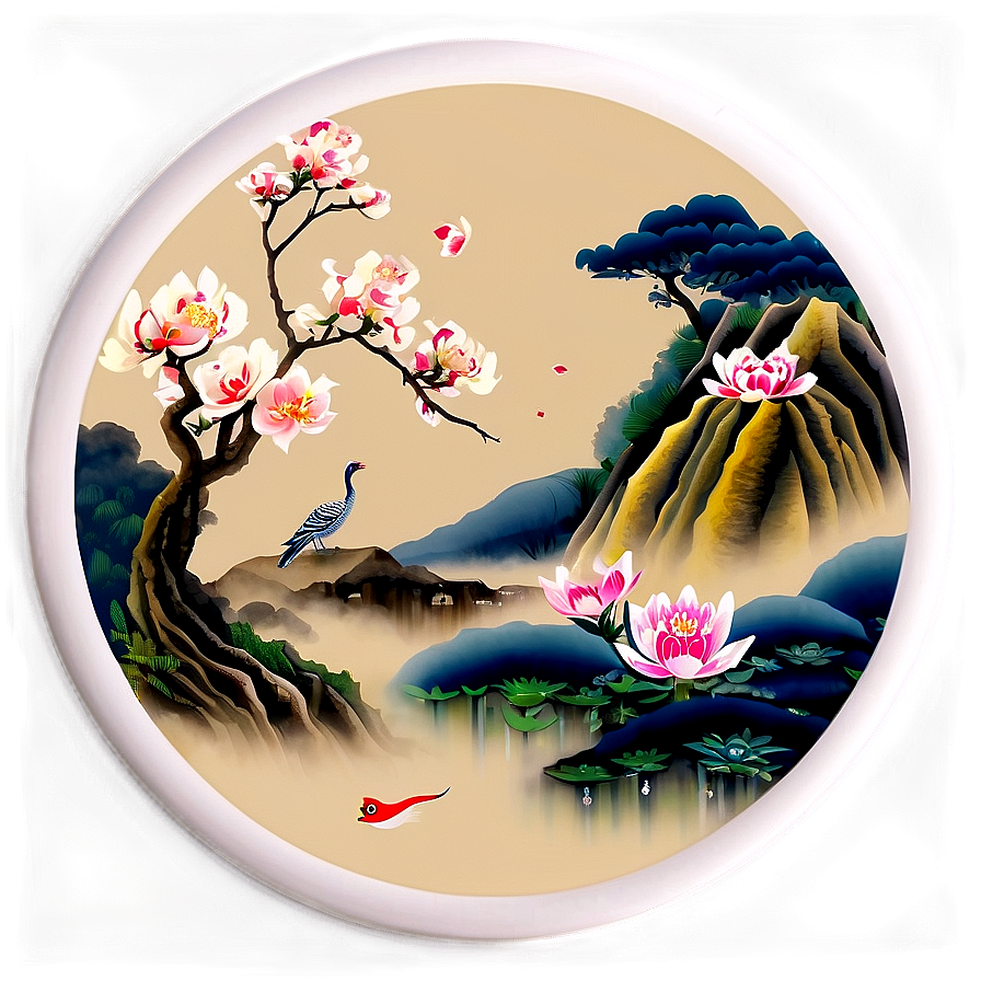 Famous Asian Paintings Png Oyg