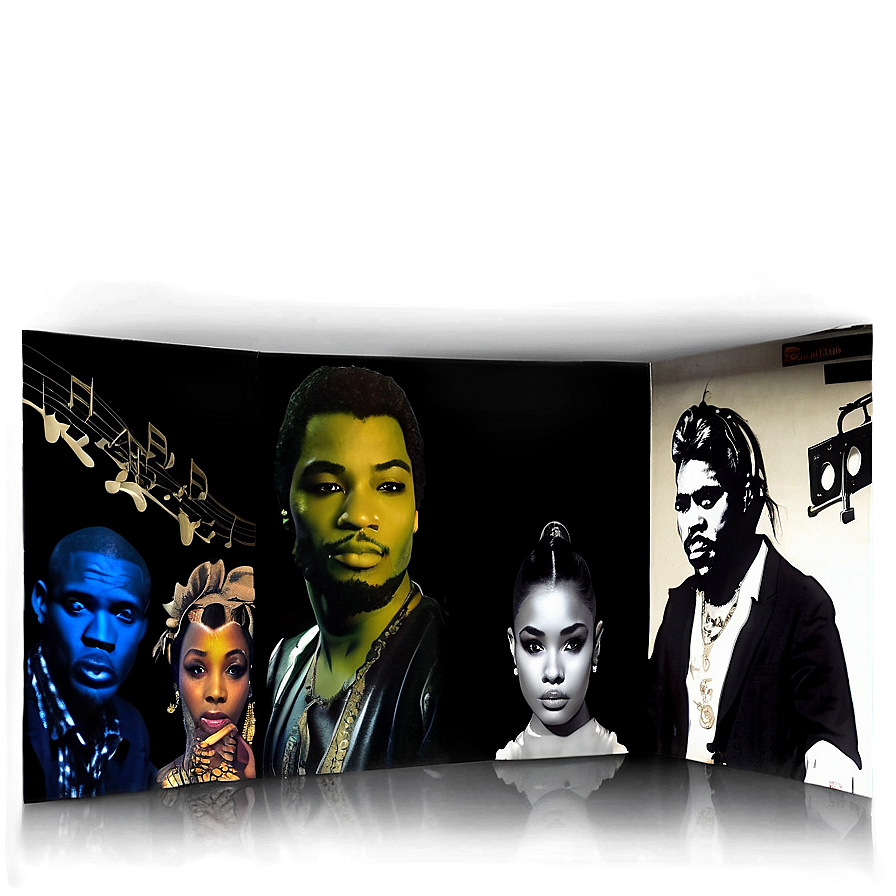 Famous Musicians Mural Png Har7