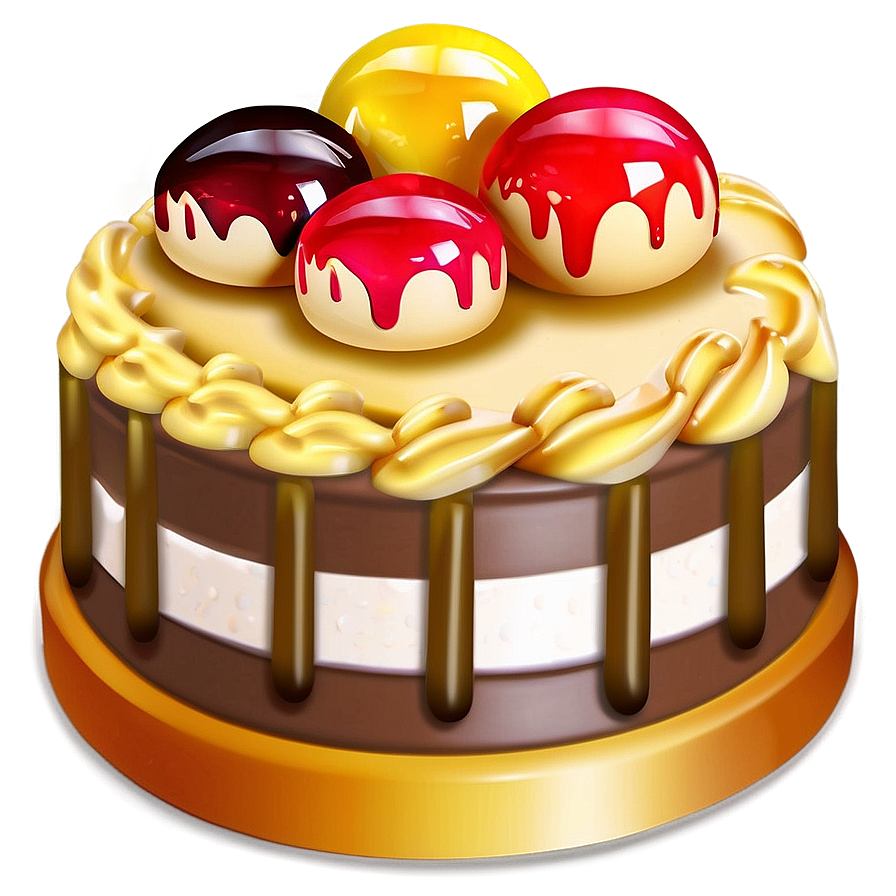 Fancy Cake Emoji Png Qdk65