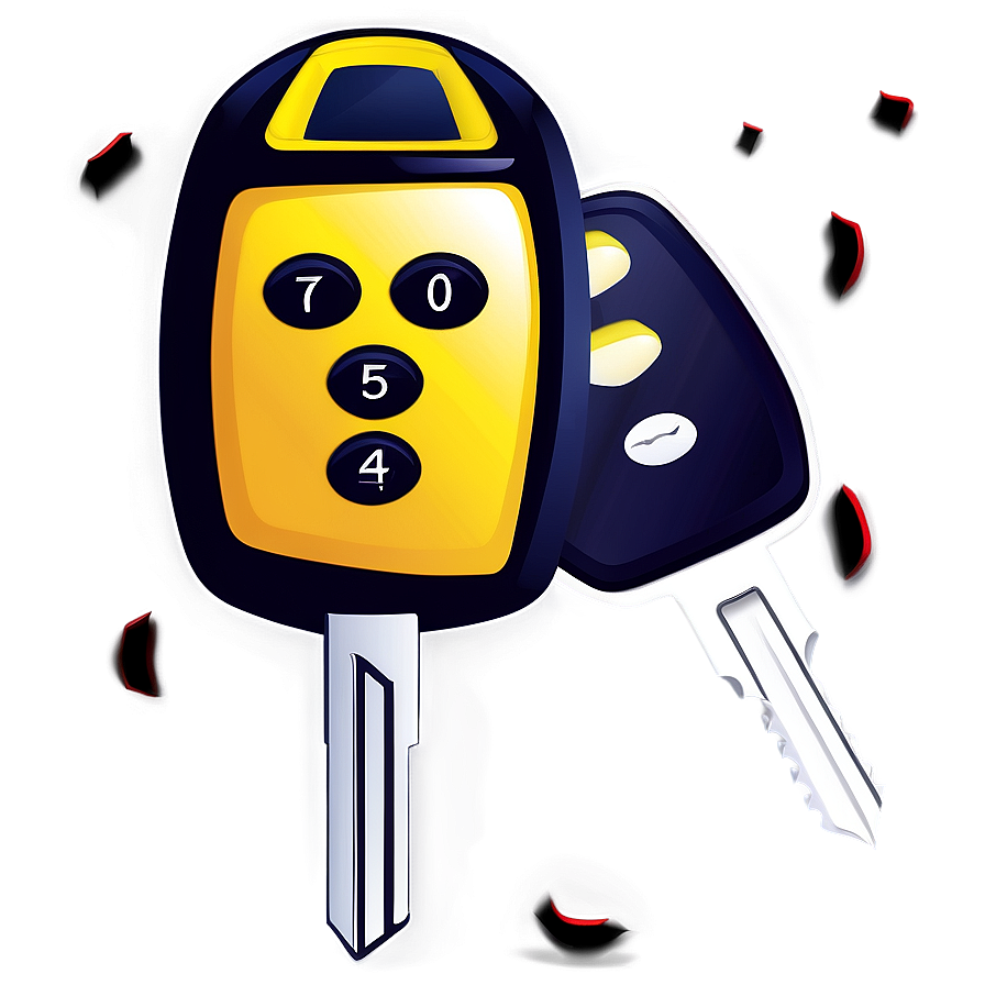 Fancy Car Keys Png 06122024