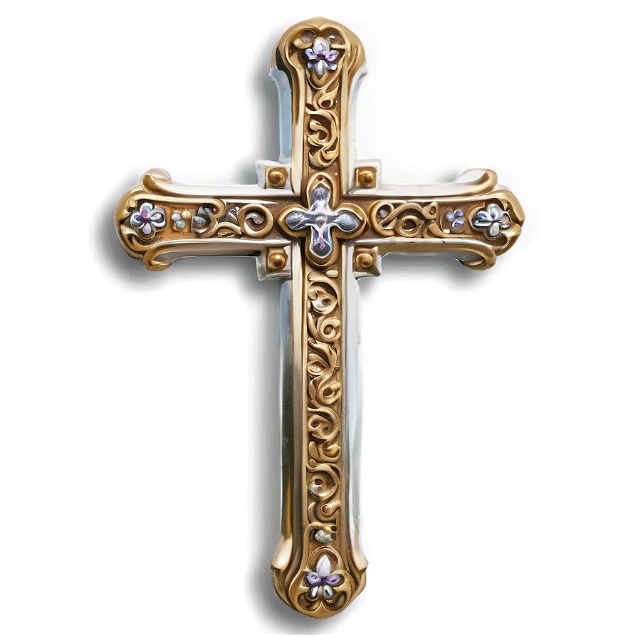 Fancy Cross On Hill Png Yio85