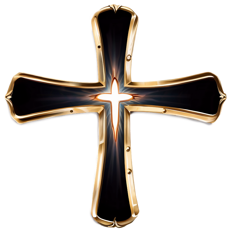 Fancy Cross Outline Png 06292024