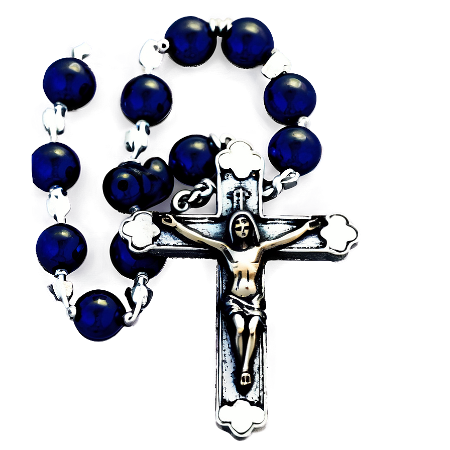 Fancy Cross Rosary Png Wlb