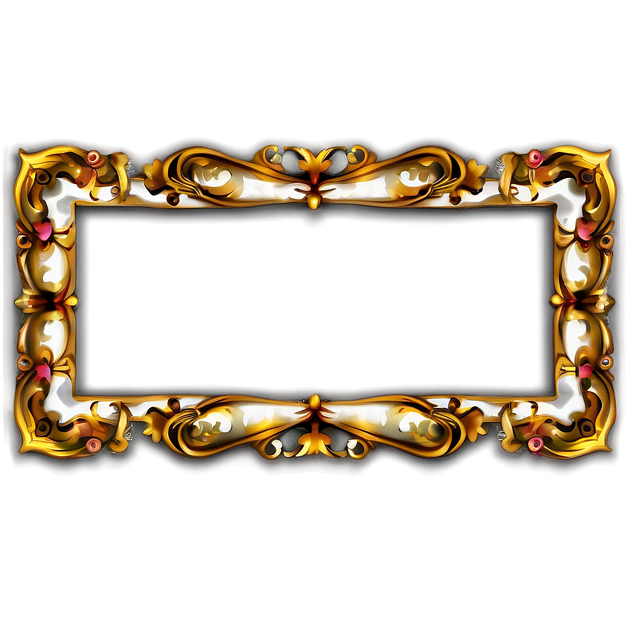 Fancy Frame Design Png 80