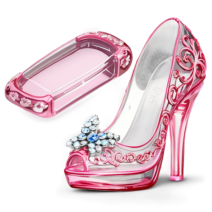 Fancy Glass Shoe For Princess Png 06132024