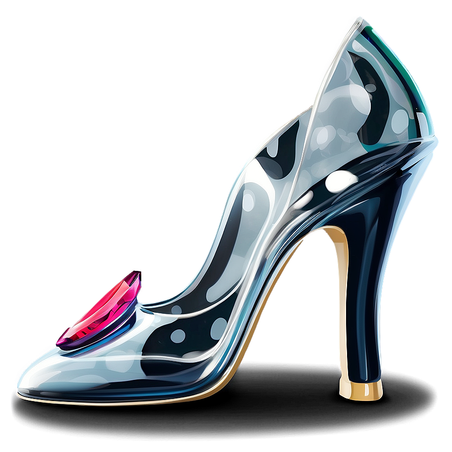 Fancy Glass Shoe For Princess Png 06132024