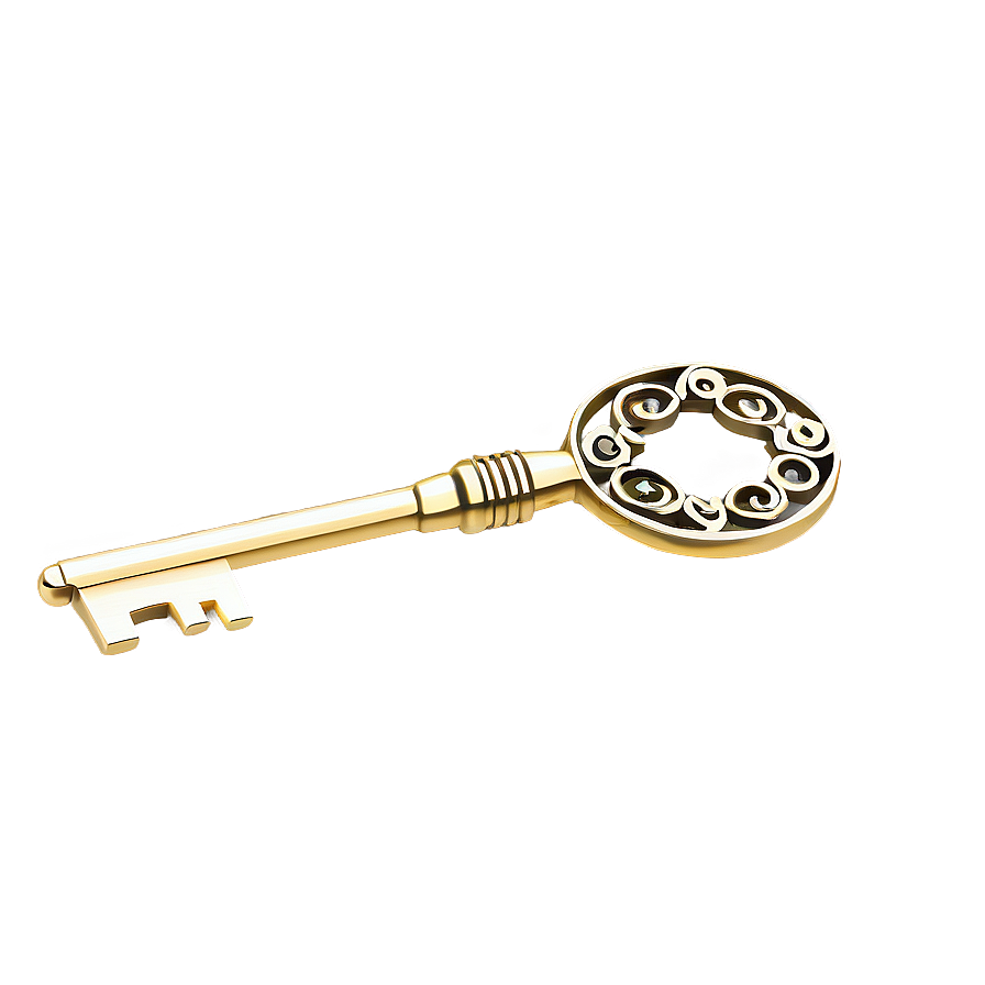 Fancy House Key Png 9