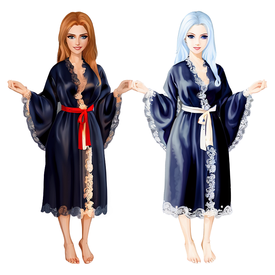 Fancy Lace Robe Png 72