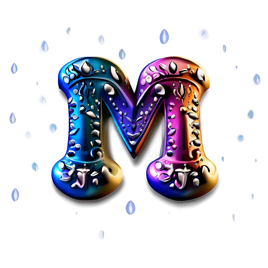 Fancy Letter M Png 06112024