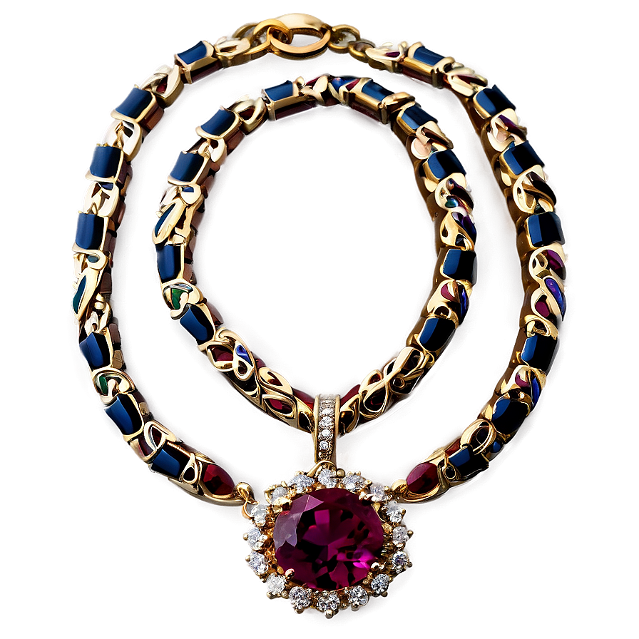 Fancy Necklace Png 06242024