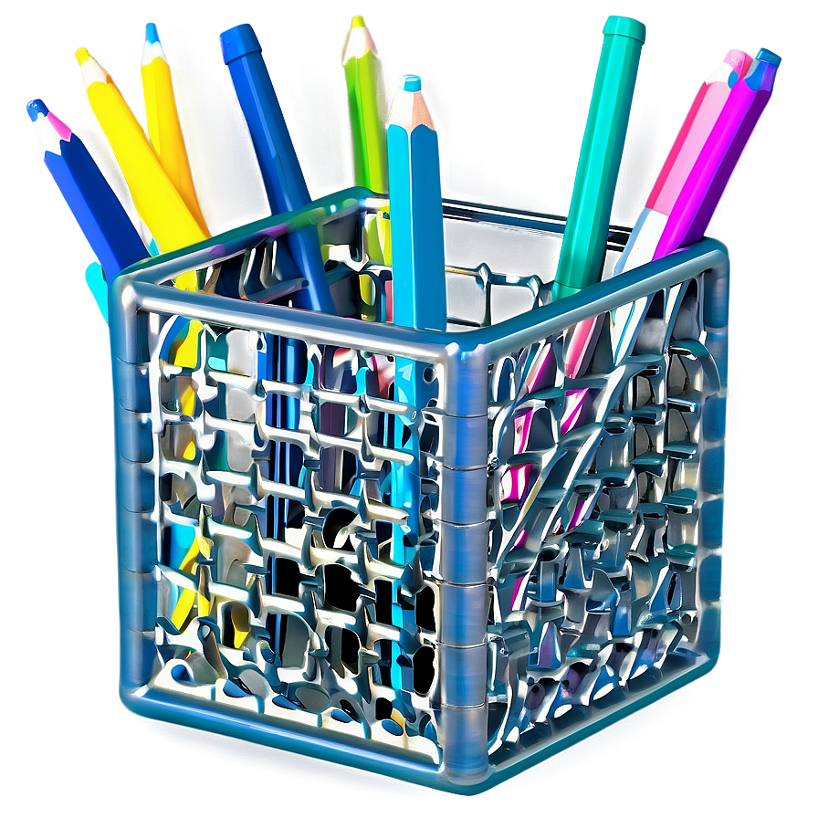 Fancy Pencil Holder Png 06282024