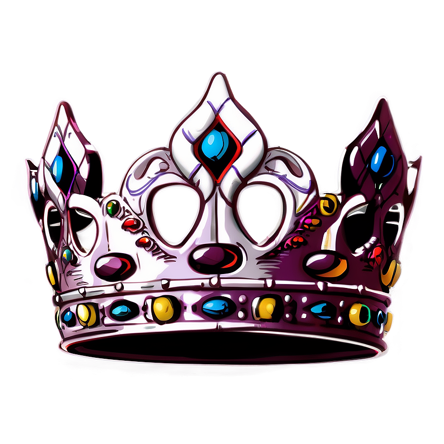 Fancy Queen Crown Drawing Png Lmw