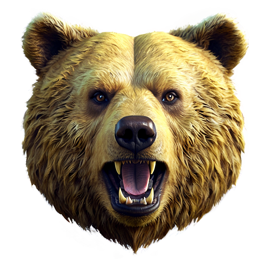 Fantasy Bear Face Png 06292024